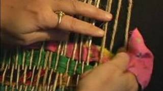 How to Weave on a Frame Loom  How to Make a Rug Pattern on a Frame Loom [upl. by Emlyn]