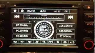 Installing IGO8 Program on MG ZT Rover 75 Head units [upl. by Lynnell]