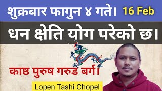 शुक्रबार फागुन ४ गते २०८० । 16 Febuary 2024 धन क्षेति योग।  Lopen Tashi Chopel [upl. by Arabel]