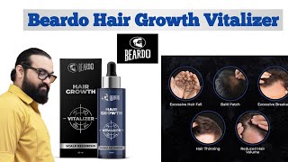 Beardo Hair Growth Vitalizer  गंजेपन से छुटकारा  Hair Growth Serum shabeehfoodworld [upl. by Llertnov]