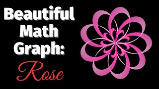 Discover The Beauty of Math Rose Curve  Desmos Art [upl. by Ahsii]