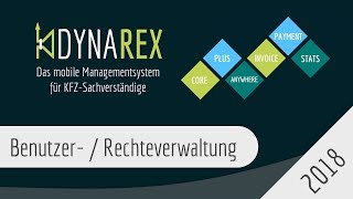 DYNAREX Benutzer und Rechteverwaltung [upl. by Lindsley946]