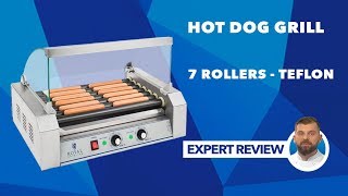 Hot Dog Grill Royal Catering RCHG7T  Expert review [upl. by Enialem]