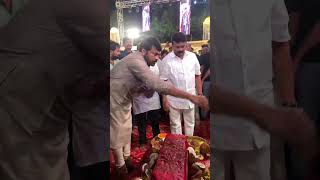 Valtheru Veerayya Megastar Chiranjeevi TalasaniSrinivasYadav Ayyappa Puja megastarchiranjeevi [upl. by Monte]