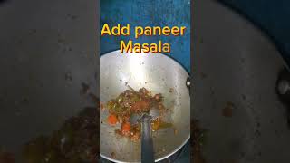 Shimla mirch Paneer ki sabji food indianrecipes recipe trending [upl. by Bills]