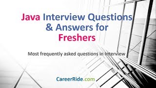 Java Interview Questions and Answers for Freshers [upl. by Mariette59]