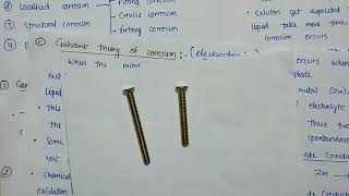 corrosion  theories of corrosion  types of corrosion  prevention of corrosion  P2 U5  PE [upl. by Sidoeht]