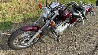 Riding a V Star 250  getting older bikes get smaller gypsyminstrels8744 motorcycle yamaha [upl. by Eisac920]