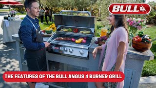 The Features of the Angus 4 Burner Grill by Bull [upl. by Konstantin502]