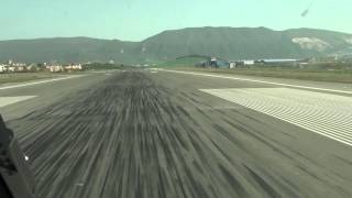 PilotCAM View Landing at Pamplona [upl. by Aspa436]