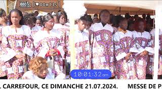 MESSE DE PREMICES DE LABBE MEDARD A LA PAROISSE ST PAUL CARREFOUR CE DIMANCHE 21072024 [upl. by Lorusso]