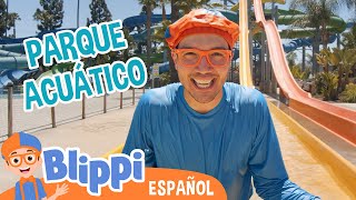 Blippi explora un parque acuático [upl. by Llovera]