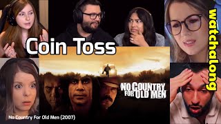 Coin Toss  No Country For Old Men 2007 Realtime Movie Reactions [upl. by Mcmahon545]