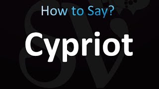 How to Pronounce Cypriot correctly [upl. by Ttereve]