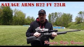 Savage Arms B22 FV 22LR Rimfire Rifle Review [upl. by Panthia383]