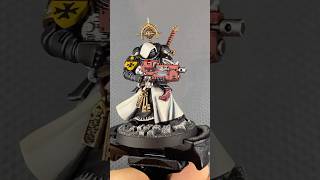 Custom Black Templar Castellan painting process warhammer40k warhammer miniaturepainting 40k [upl. by Goodill95]