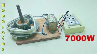 I Turn 7000W 220V Big Magnet Free Electricity Generator Powerful Self Machine [upl. by Cordova938]