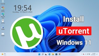 How to Download and Install uTorrent in Windows 11 [upl. by Echikson]