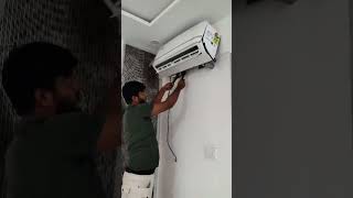 blue star AC installation Chinchwad mai full video [upl. by Callida488]