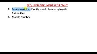 CMHT MANIPUR CMHT CARD KARAMNA SAGANI CMHT REQUIRED DOCUMENT [upl. by Montgomery]