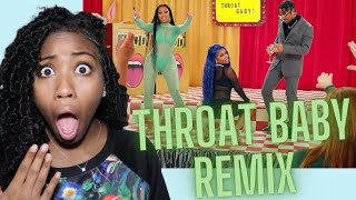 THROAT BABY REMIX  REACTION [upl. by Tadio]