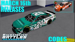 All Backstretch Battles Codes  March 16th 2021 Roblox Backstretch Battles [upl. by Ydnil]