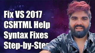 Fix Visual Studio 2017 CSHTML Syntax Highlighting Issues StepbyStep Guide [upl. by Todhunter]