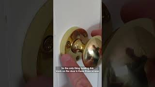 Do your door knobs keep falling off [upl. by Eulalia]