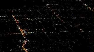 Twinkling city lights across the Los Angeles Basin [upl. by Nogas]