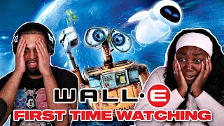 STRESSED OUT OVER ROBOTS  First Time Watching WALLE Movie Reaction [upl. by Farlie642]