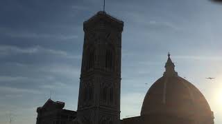 Firenze Campanile di Giotto campane alle 7 del mattino [upl. by Nywles722]