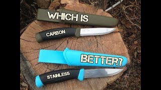 Mora Companion Carbon VS Stainless  Which is Better [upl. by Risser]