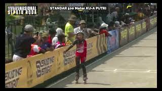 STANDARD 500 Meter Class KUA Women Preliminary Heat 2  National Level Roller Skating Competition [upl. by Waine]