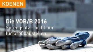 KOENEN Die VOBB 2016 22016 [upl. by Florio]