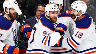 McDavid SILENCES crowd for 40th playoff point 👀🚨 [upl. by Tenaj]