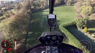 R66 Helicopter Confined Landing [upl. by Rooker]