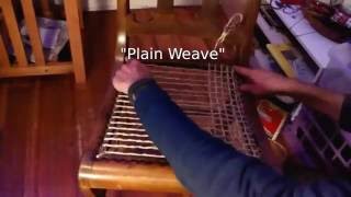 Busted cane seat DIY sisal twine basic weave repair🪑 [upl. by Koziara352]