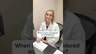 When is pain considered an emergency 🚨Pain Management NP Lorrie Pool shares her“Rule of the 3 S’s” [upl. by Alurd]