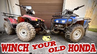 How to Install a Winch on Your Honda ATV A Start to Finish Tutorial [upl. by Bowne]