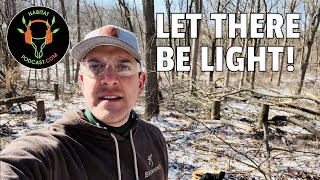 Getting Sunlight To Forest Floor Timber Stand Improvement How To TSI DIY Habitat Podcast Deer Hunt [upl. by Matelda773]