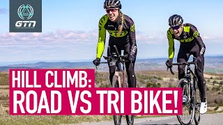 Road Bike Vs Tri Bike  Dartmoor Hill Climb Challenge [upl. by Alansen]