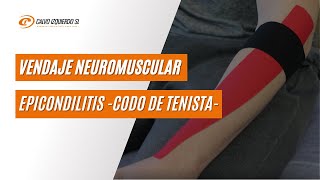 Vendaje neuromuscular para Epicondilitis o codo de tenista [upl. by Tower401]