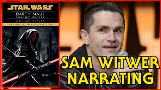 Sam Witwer Narrating Star Wars Audiobook [upl. by Haye711]