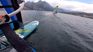 Lake Garda Windsurfing  GoPro Hero 8 Black  DuotoneProCenter Torbole  27K HD  Fanatic Blast LTD [upl. by Saretta]