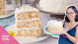 The most delicious and fluffy Southern Coconut Cake Recipe [upl. by Lemmueu]