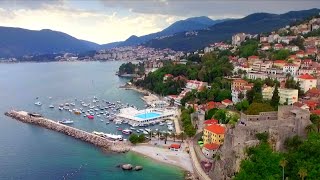 DRONE VIDEO HERCEG NOVI  MONTENEGRO  Aerial view [upl. by Northway]