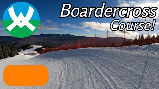 Waterville Valley  High Country Boardercross Course January 5th 2024 [upl. by Adigun]