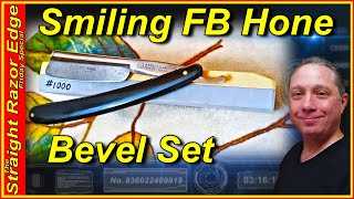 Honing Your Smiling Blade Frameback Straight Razor  Bevel Set [upl. by Abihsat]