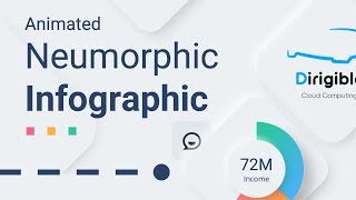 How to Create an Animated Neumorphic PowerPoint Infographic with Custom Photo  Free Download Links [upl. by Swee]