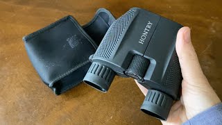 Hontry 10x25 Compact Binoculars Review  Perfect for Hiking and Birdwatching [upl. by Rudelson]